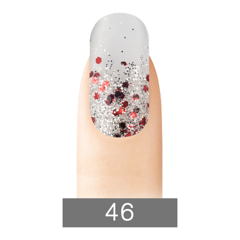 Cre8tion Nail Art Glitter, 046, 0.5oz KK1031 